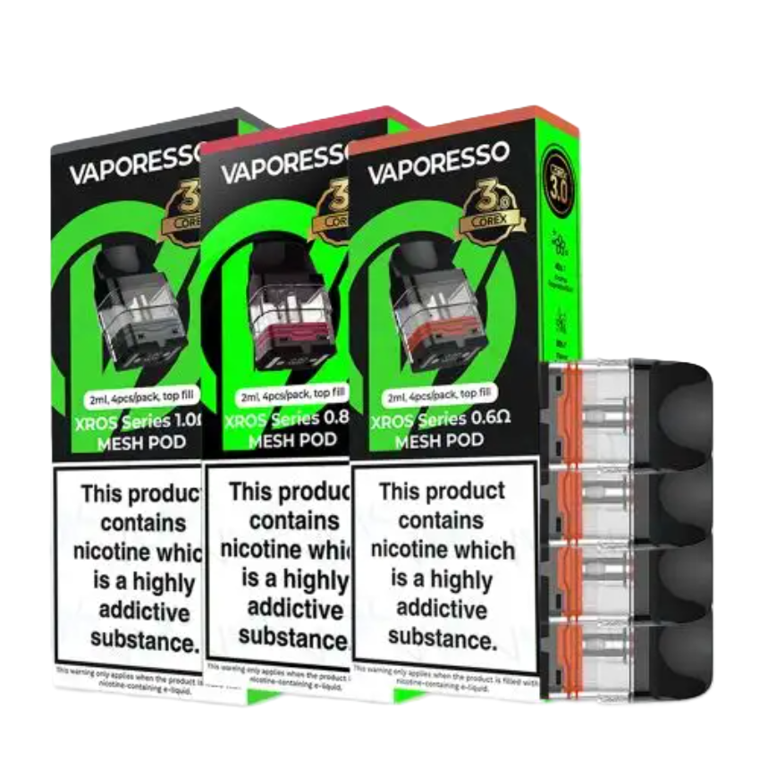 vaporesso xros corex 3.0 pods Cigarros y vapeadores al Delta-9 THC Weed Disposables Flavour:XROS COREX 3.0 1.2Ω Mesh Pod