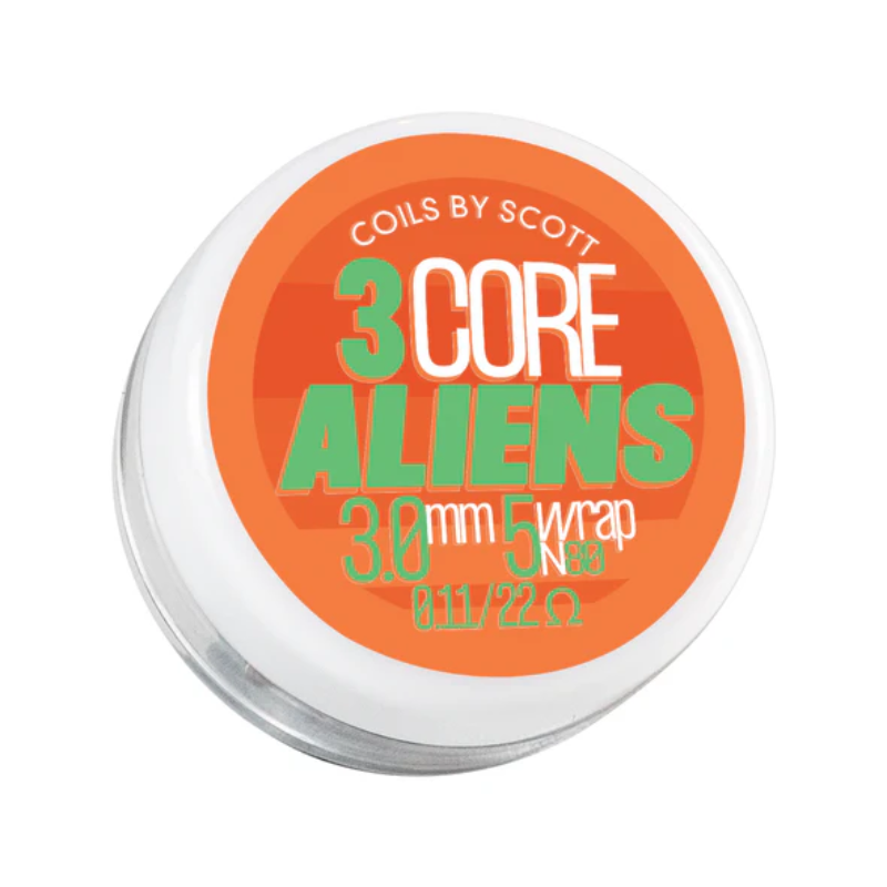 Handmade Coils By Scott Alien Claptons / 0.11ohm Alien