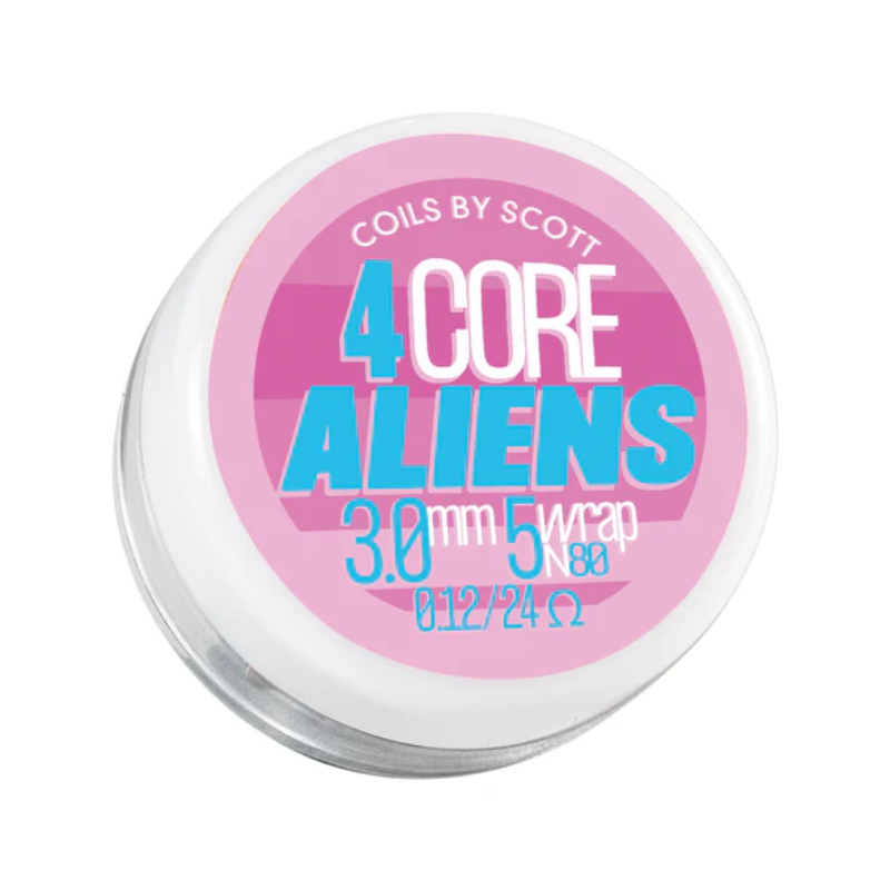 Handmade Coils By Scott Alien Claptons / 0.11ohm Alien