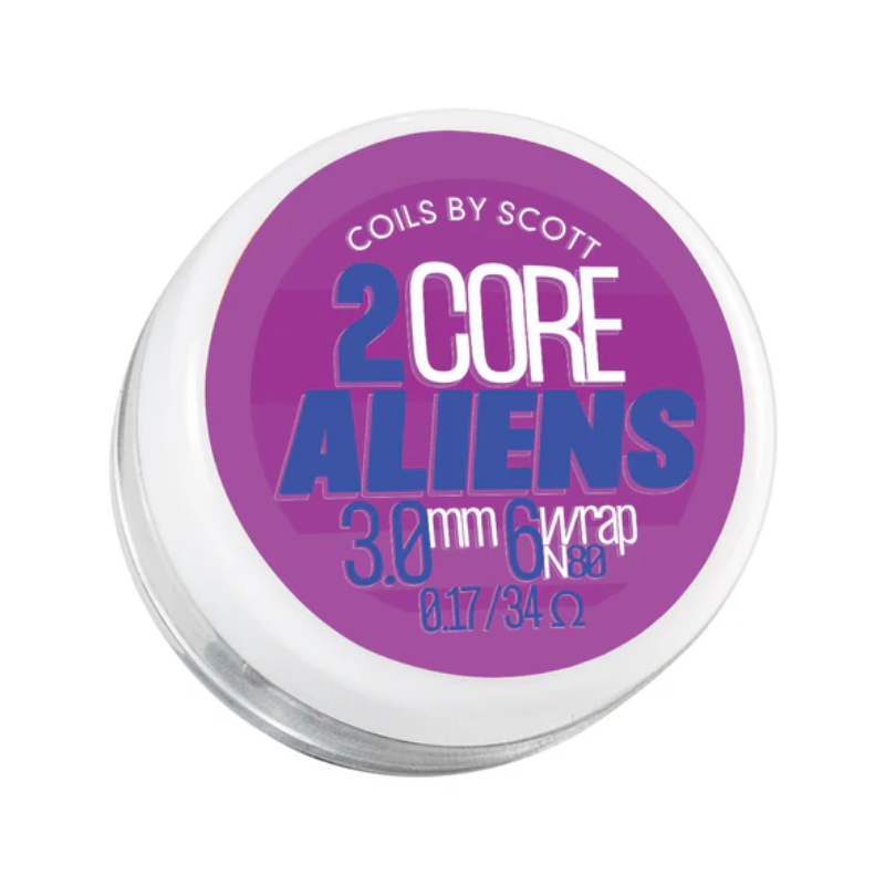 Handmade Coils By Scott Alien Claptons / 0.11ohm Alien