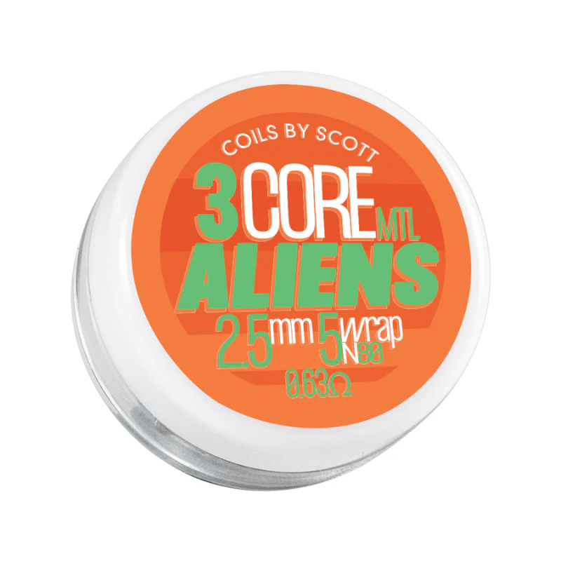 Handmade Coils By Scott Alien Claptons / 0.11ohm Alien