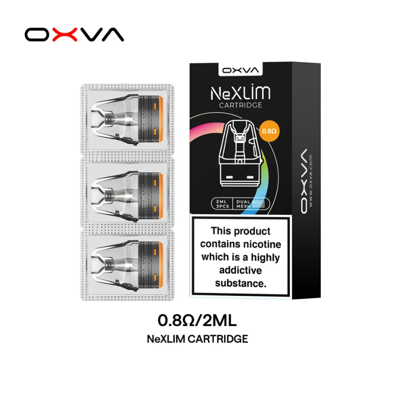 Nexlim Replacement Pods (pack of 3) / 0.6ohm XL