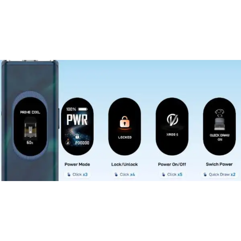 Vaporesso Xros 6 Pod Kit / Aurora Blue