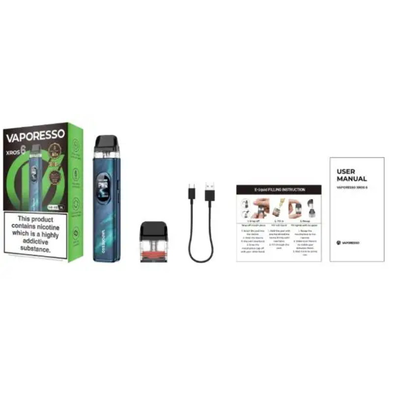 Vaporesso Xros 6 Pod Kit / Aurora Blue