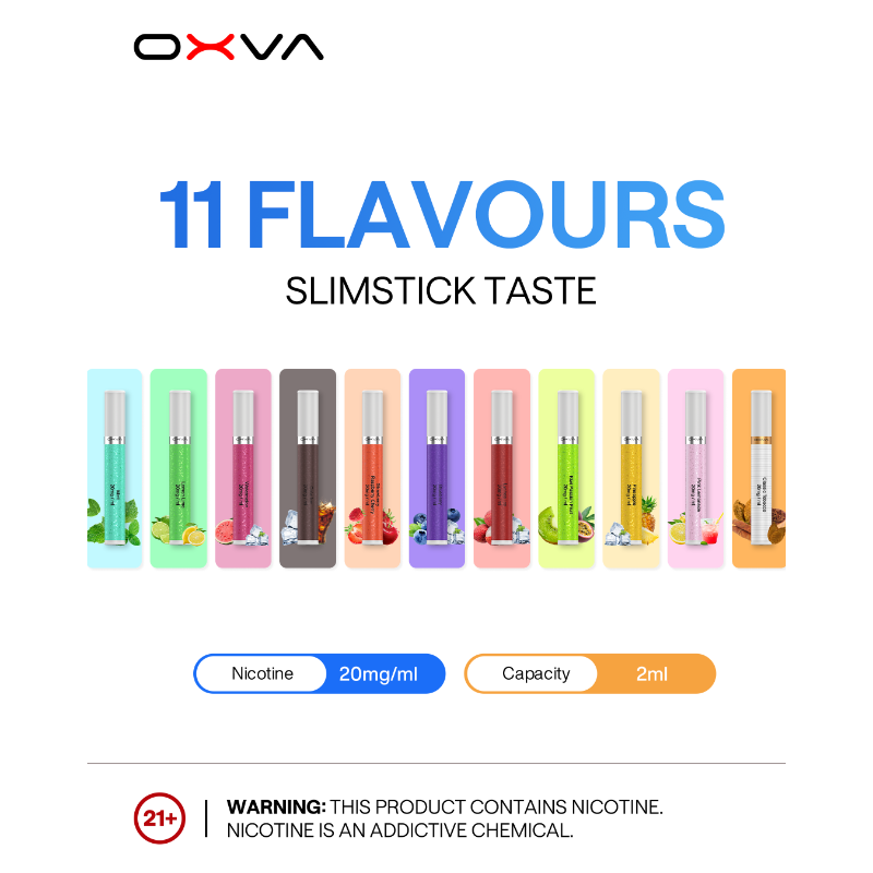 Oxva SlimStick Prefilled Pod Cartridge Kit / Black - Kiwi Passion Fruit