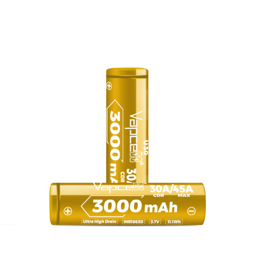 Vapcell U30 18650 3000mah 30A/45A Battery