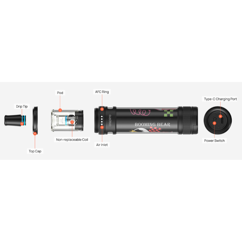 Aspire Magnum Pod Vape Kit / Black & Dreamy Lucy
