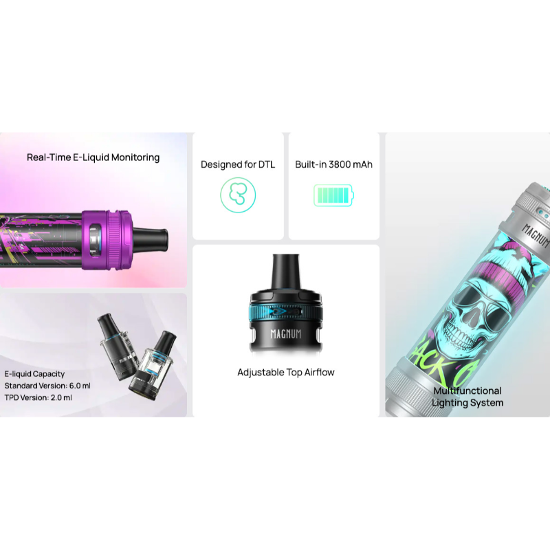 Aspire Magnum Pod Vape Kit / Black & Dreamy Lucy