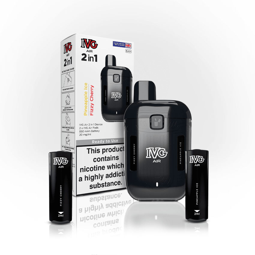 IVG Air 2-1 Prefilled Pod Kit / Black Edition
