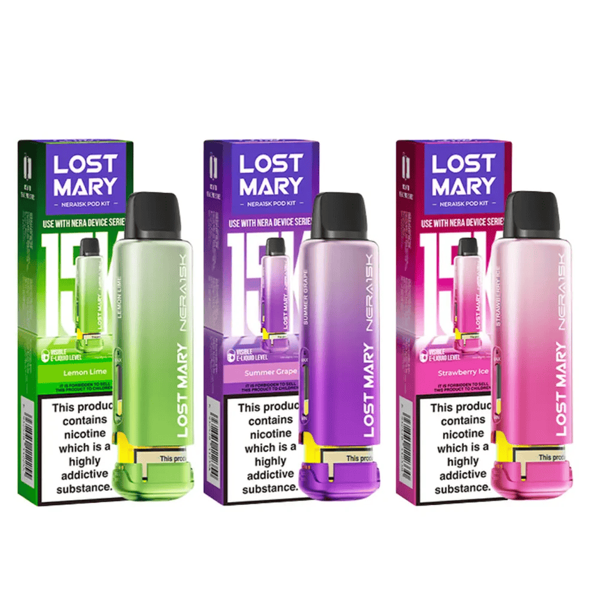 Lost Mary Nera 15K Replacement Prefilled Pod / Cherry Ice