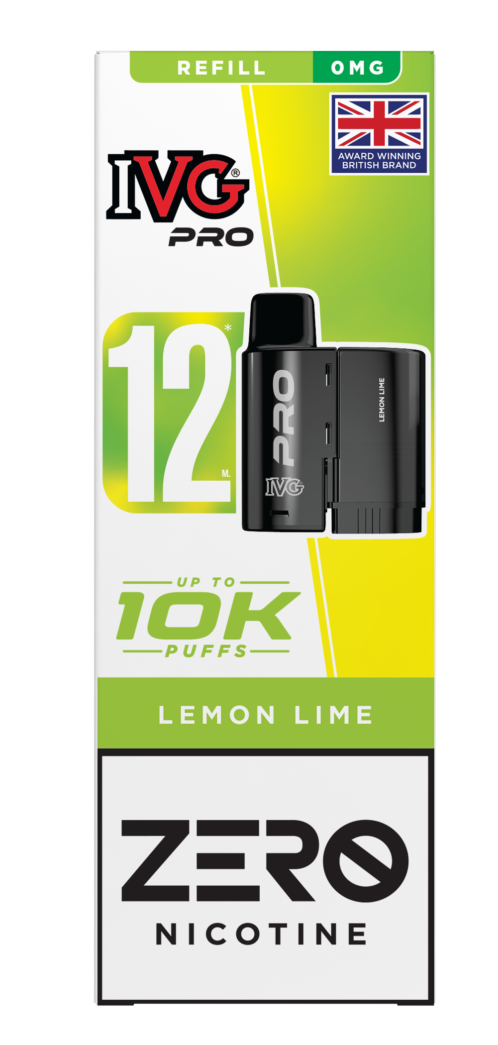 IVG Pro 12 Prefilled Pod 0mg
