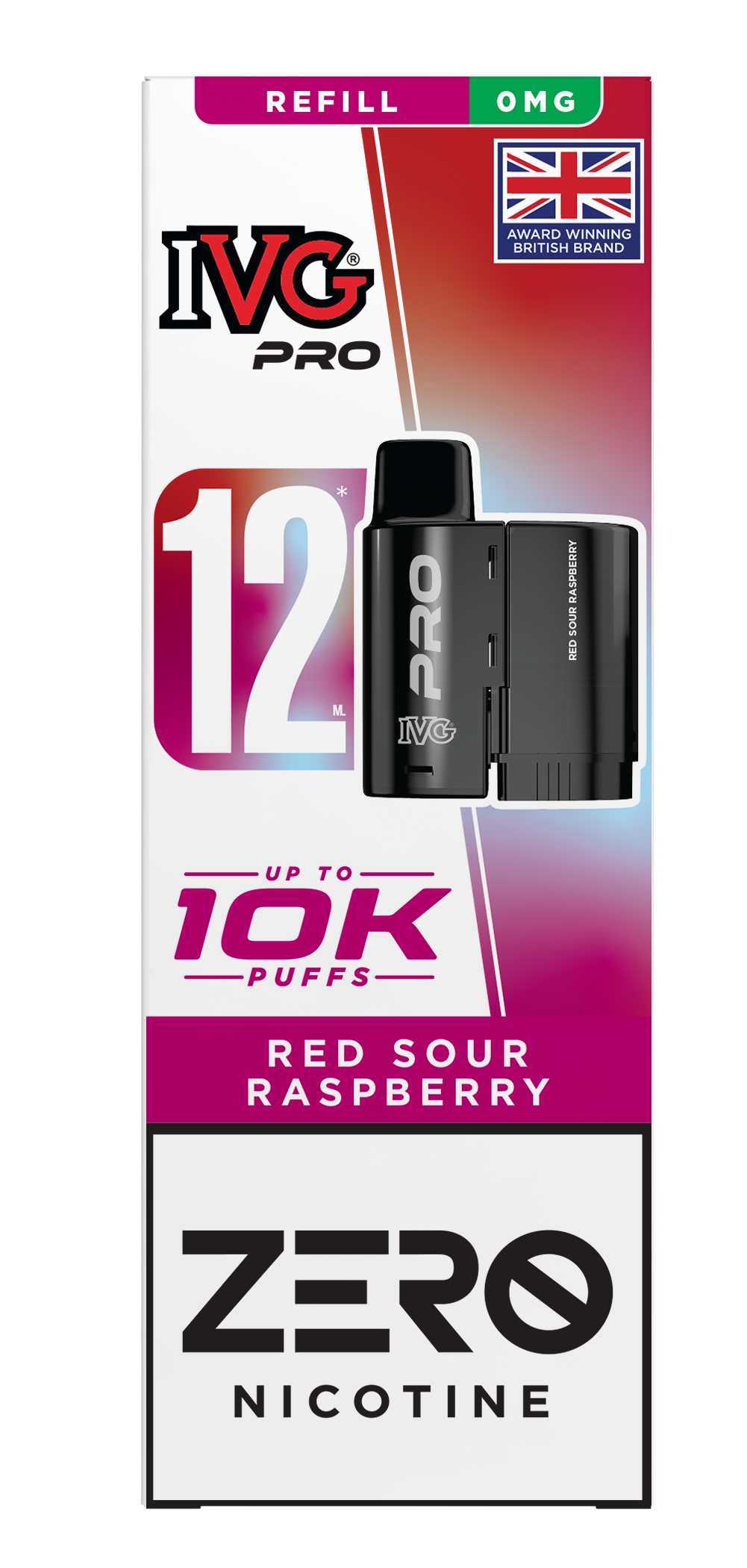 IVG Pro 12 Prefilled Pod 0mg