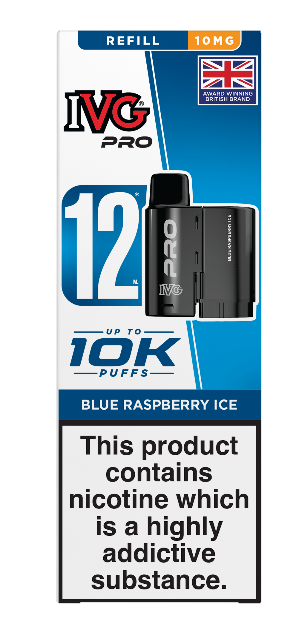 IVG Pro 12 Prefilled Pod 10mg