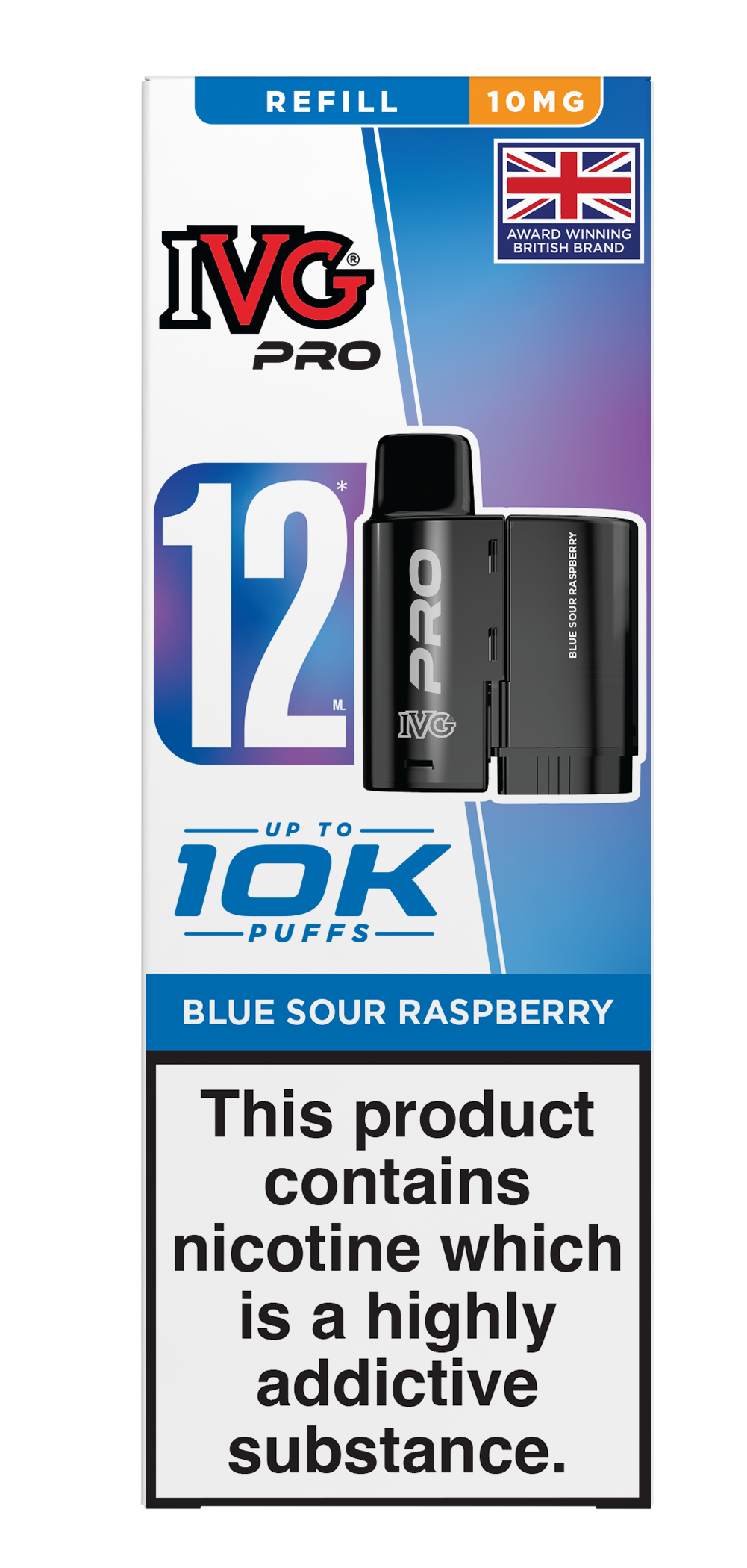 IVG Pro 12 Prefilled Pod 10mg