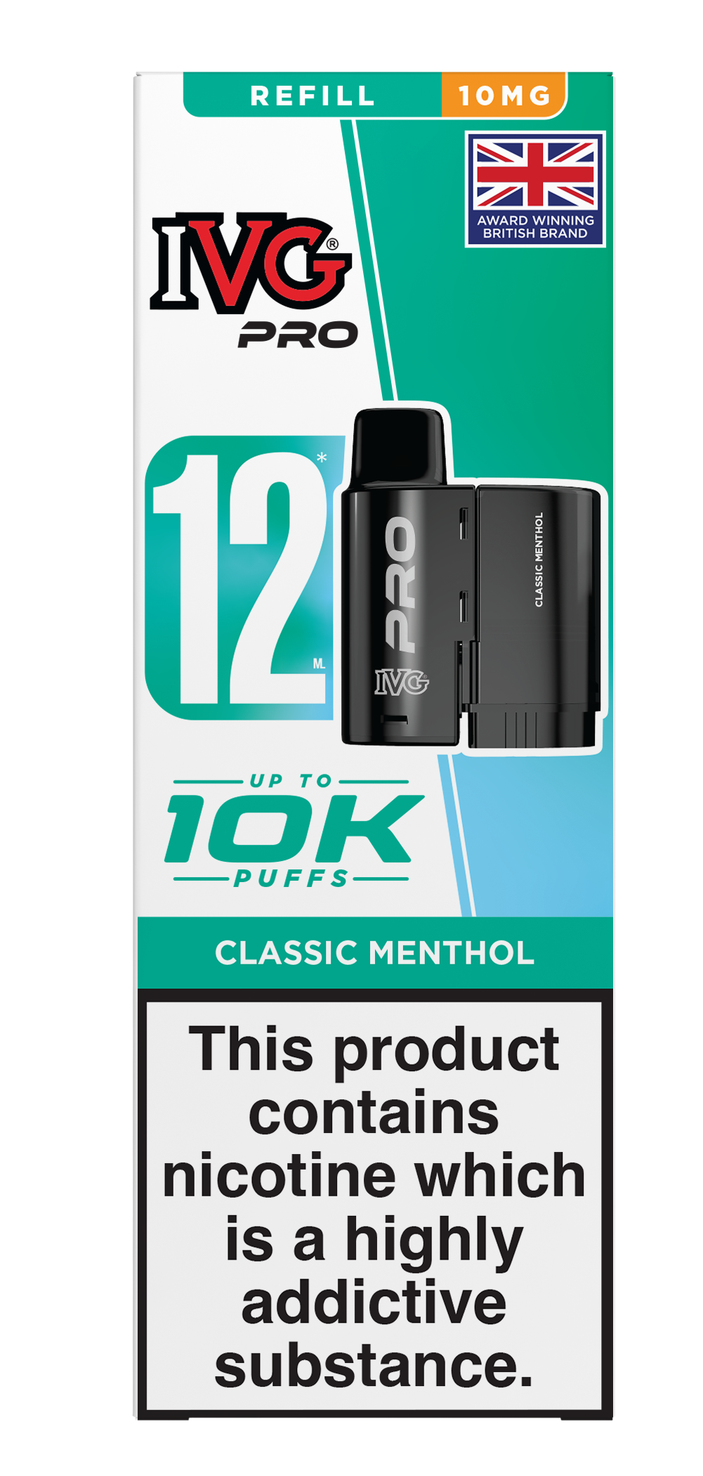 IVG Pro 12 Prefilled Pod 10mg
