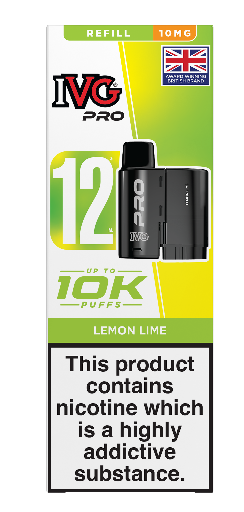 IVG Pro 12 Prefilled Pod 10mg