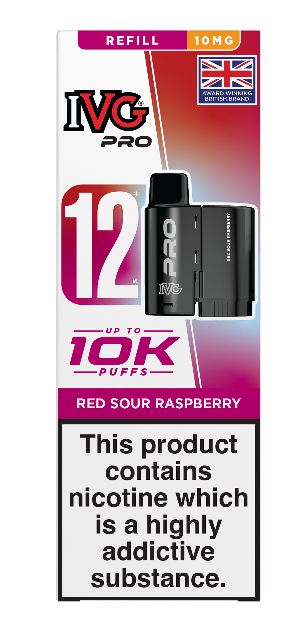 IVG Pro 12 Prefilled Pod 10mg