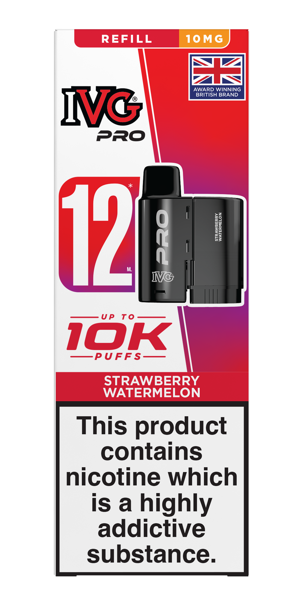 IVG Pro 12 Prefilled Pod 10mg