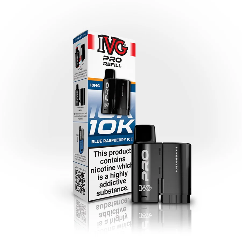 IVG Pro 12 Prefilled Pod 10mg / Blue Raspberry Ice