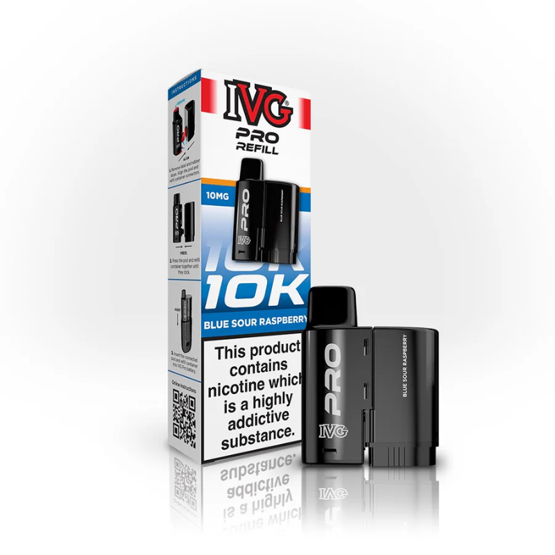 IVG Pro 12 Prefilled Pod 10mg / Blue Raspberry Ice