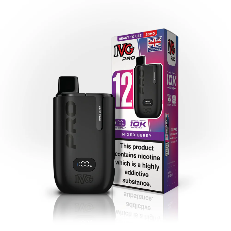 IVG PRO 12 10k Pod Kit / Blue Raspberry Ice