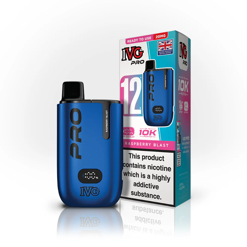 IVG PRO 12 10k Pod Kit / Blue Raspberry Ice