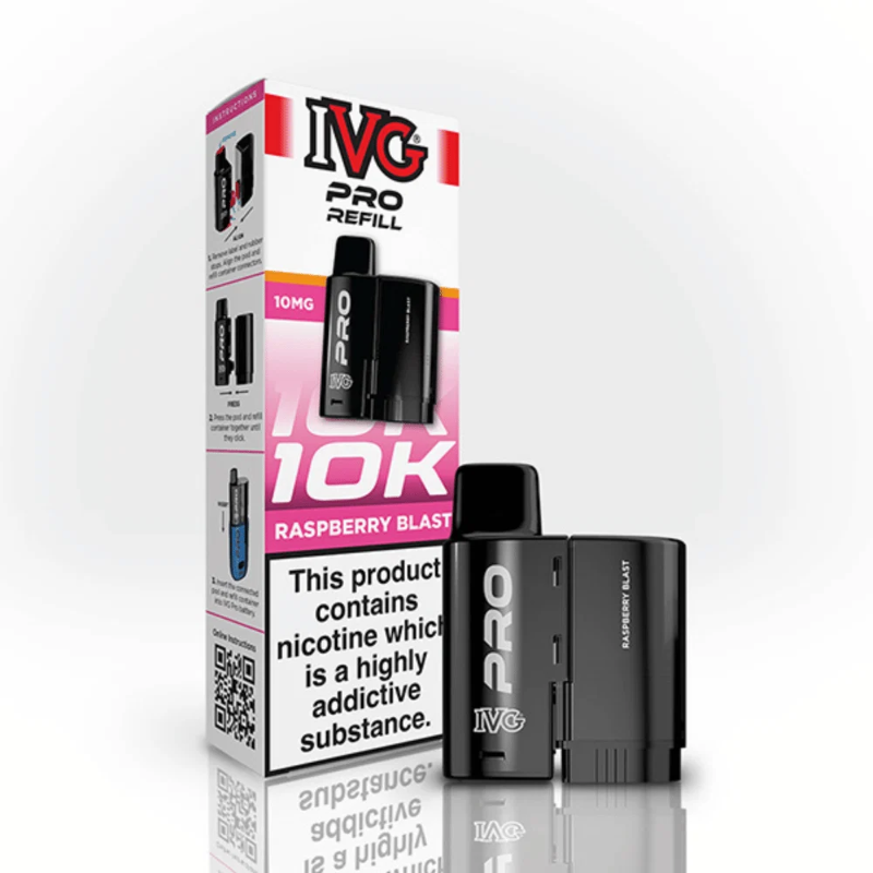 IVG Pro 12 Prefilled Pod 10mg / Blue Raspberry Ice