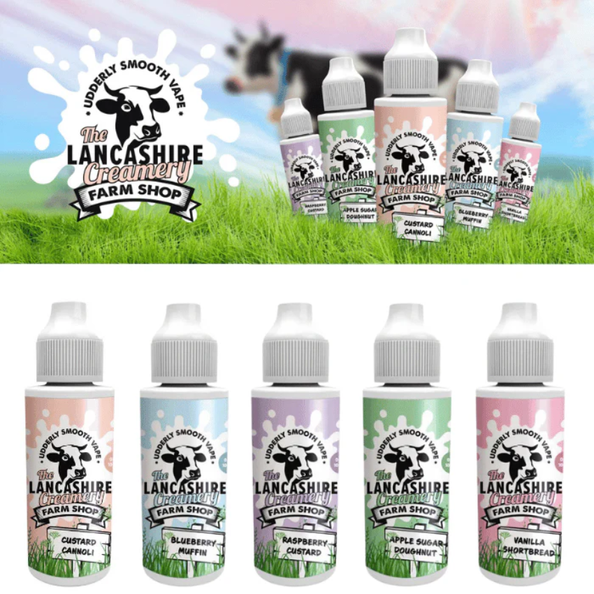 The Lancashire Creamery Shortfill 100ml 0mg