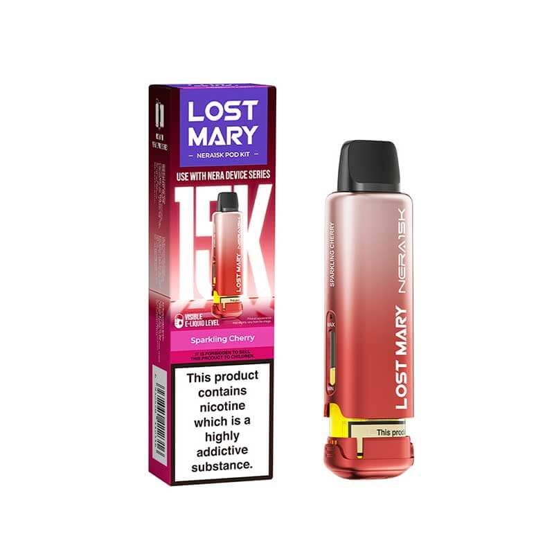 Lost Mary Nera 15K Replacement Prefilled Pod / Cherry Ice