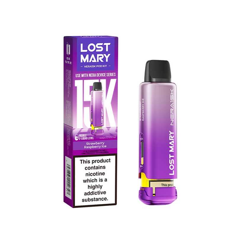 Lost Mary Nera 15K Replacement Prefilled Pod / Cherry Ice