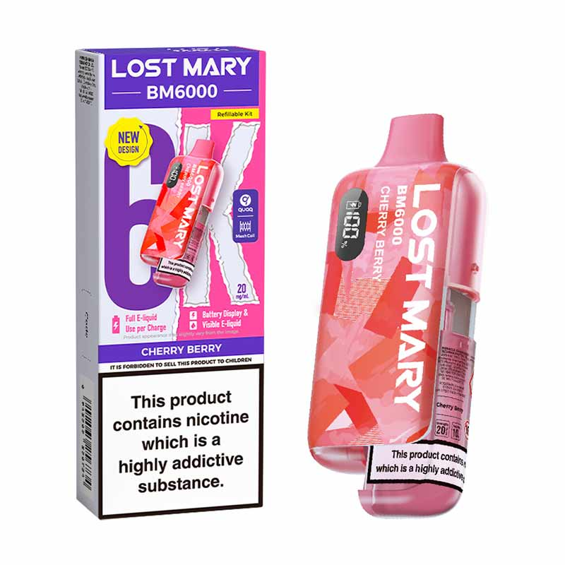 Lost Mary BM6000 Prefilled Pod Kit 20mg / 20mg / Blackberry Ice