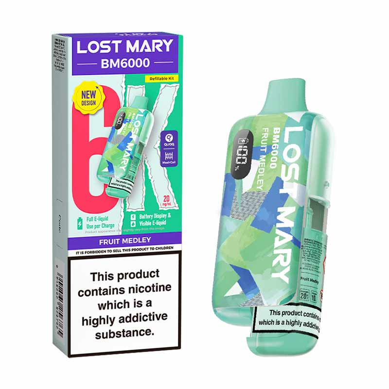 Lost Mary BM6000 Prefilled Pod Kit 20mg / 20mg / Blackberry Ice