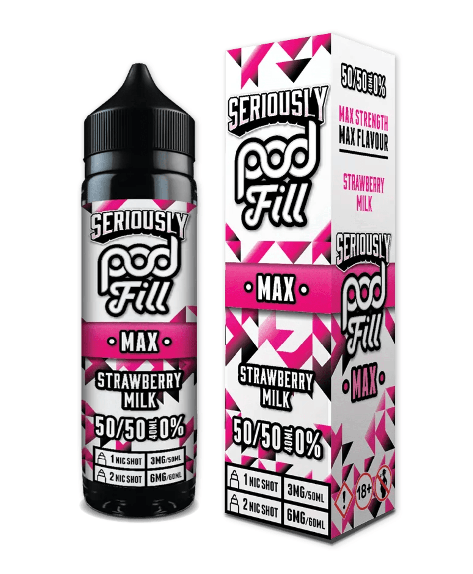 Seriously Podfill Max Shortfill 40ml / Strawberry Milk