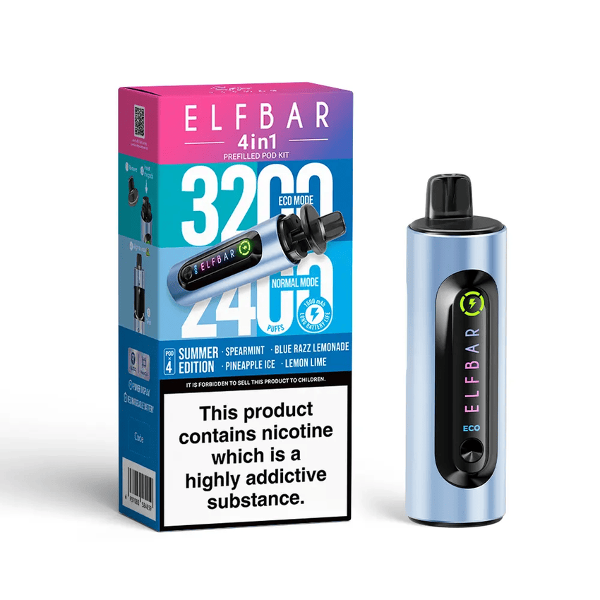 Elf Bar 3200 4 in 1 Prefilled Pod Kit / Berry Edition