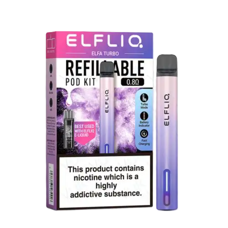 Elf Bar Elfa Turbo Pod Kit / Aurora Black