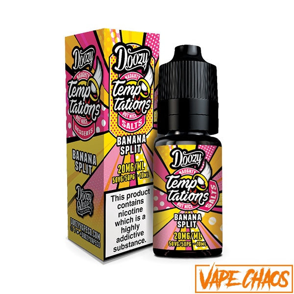 Doozy Temptations Nic Salt 10ml / Strawberry Milk / 10mg