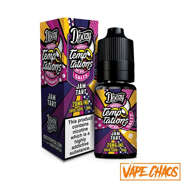 Doozy Temptations Nic Salt 10ml / Strawberry Milk / 10mg