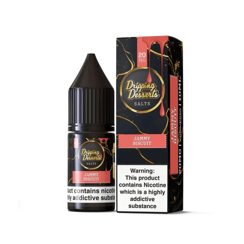 Dripping Desserts Nic Salt 10ml / Rice Pudding & Raspberry Jam / 10mg