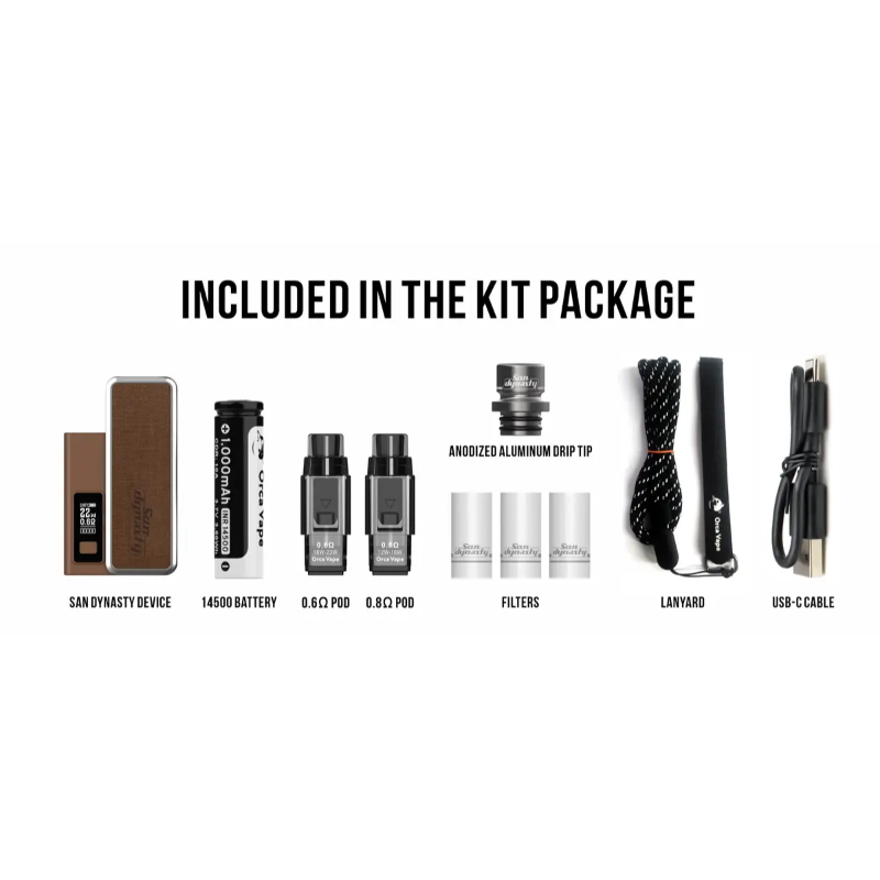 Orca Vape San Dynasty Pod Vape Kit / Amethyst
