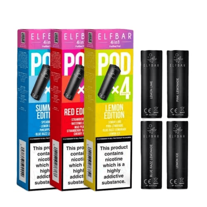Elf Bar 4 in 1 Prefilled Pods (4 Pack)