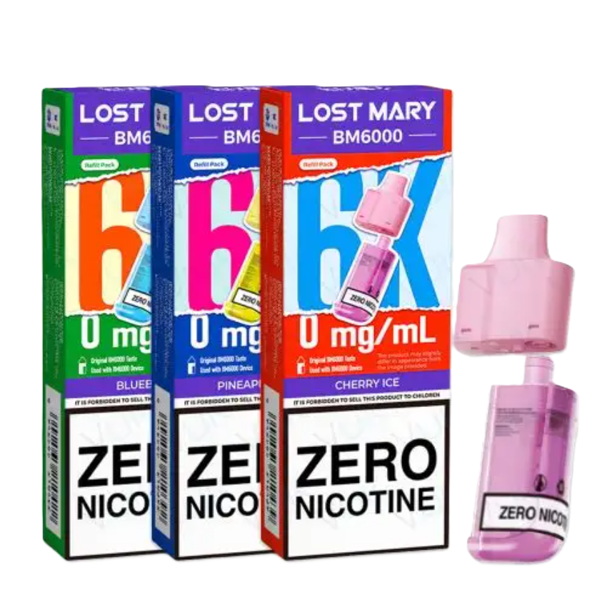 Lost Mary BM6000 Prefilled Replacement Pod 0mg