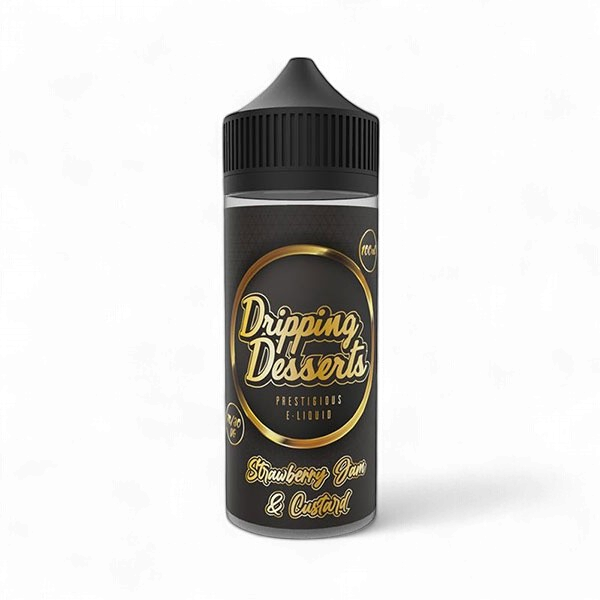 Dripping Desserts Shortfill 100ml 0mg / Blackcurrant Jam & Custard