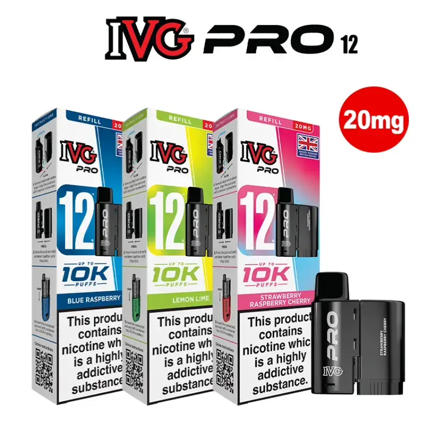 IVG Pro 12 Prefilled Pod 20mg