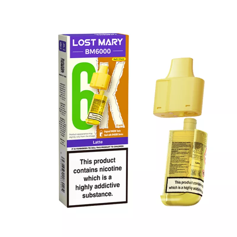 Lost Mary BM6000 Prefilled Replacement Pod 20mg / 20mg / Blackberry Ice