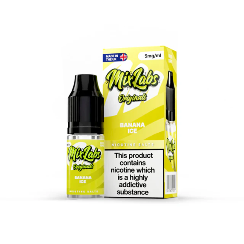 Mix Labs Originals Nic Salts 10ml / Banana Ice / 5mg