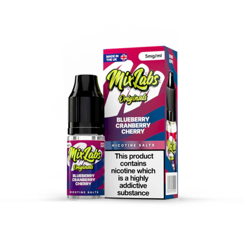 Mix Labs Originals Nic Salts 10ml / Banana Ice / 5mg