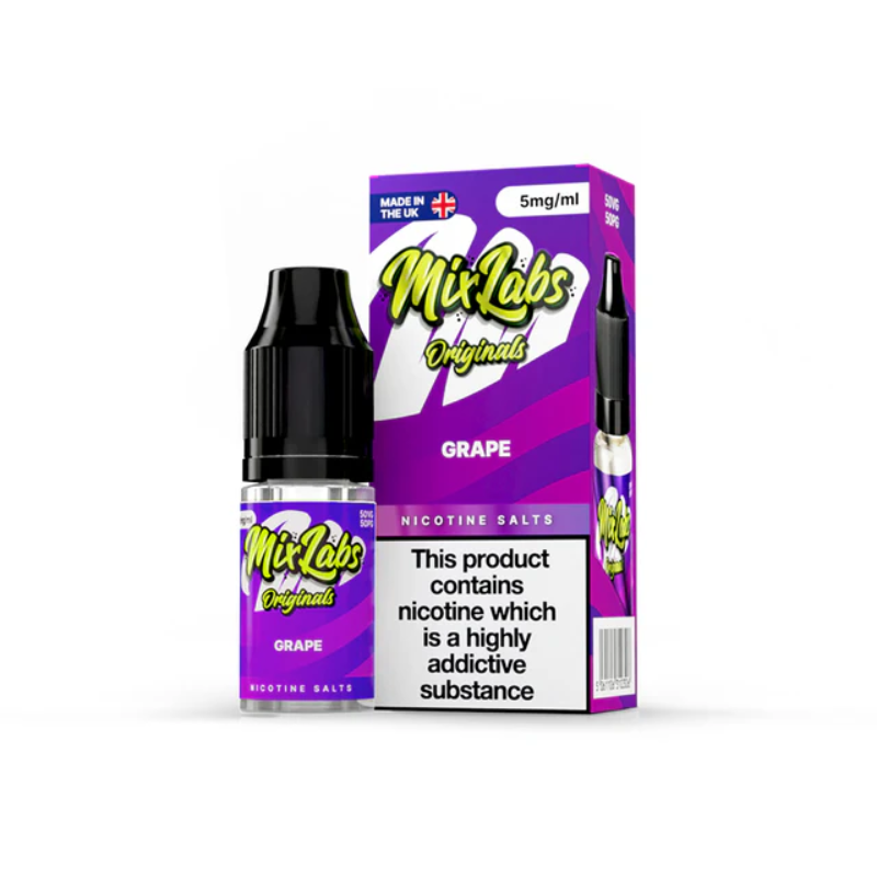 Mix Labs Originals Nic Salts 10ml / Banana Ice / 5mg