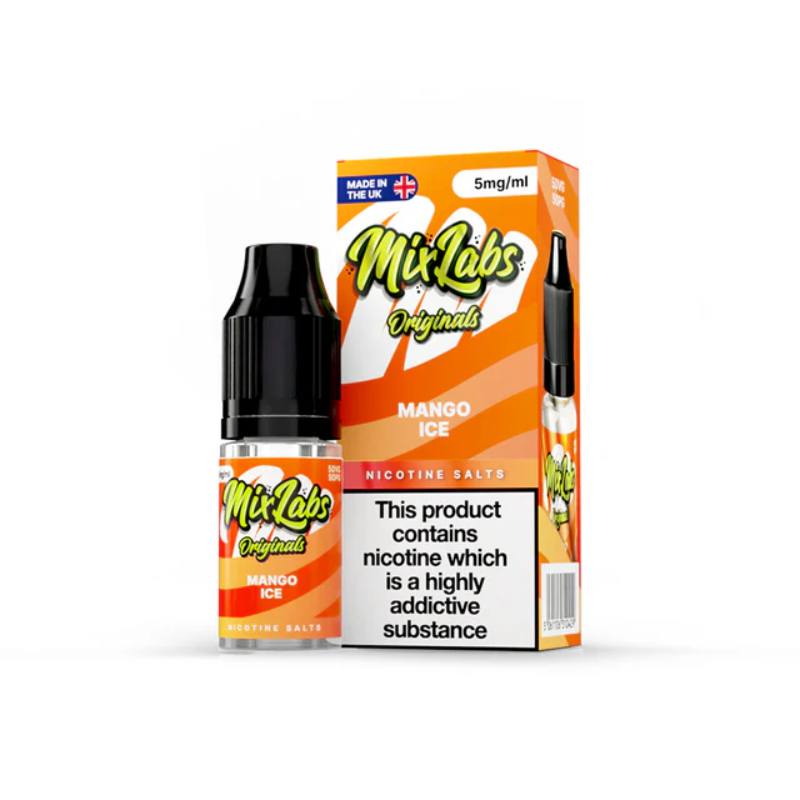 Mix Labs Originals Nic Salts 10ml / Banana Ice / 5mg