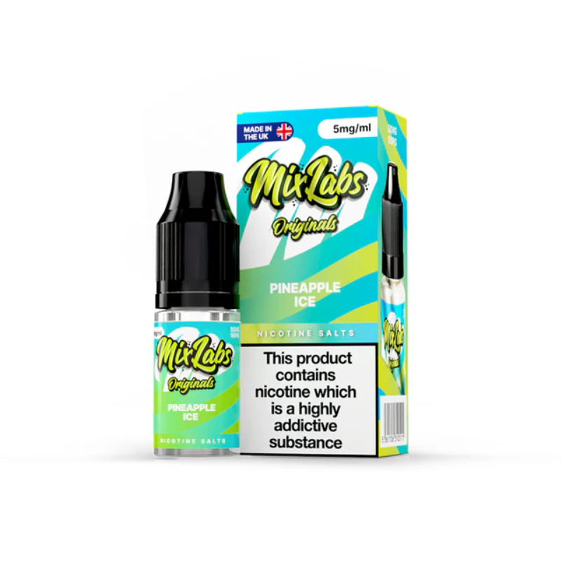 Mix Labs Originals Nic Salts 10ml / Banana Ice / 5mg