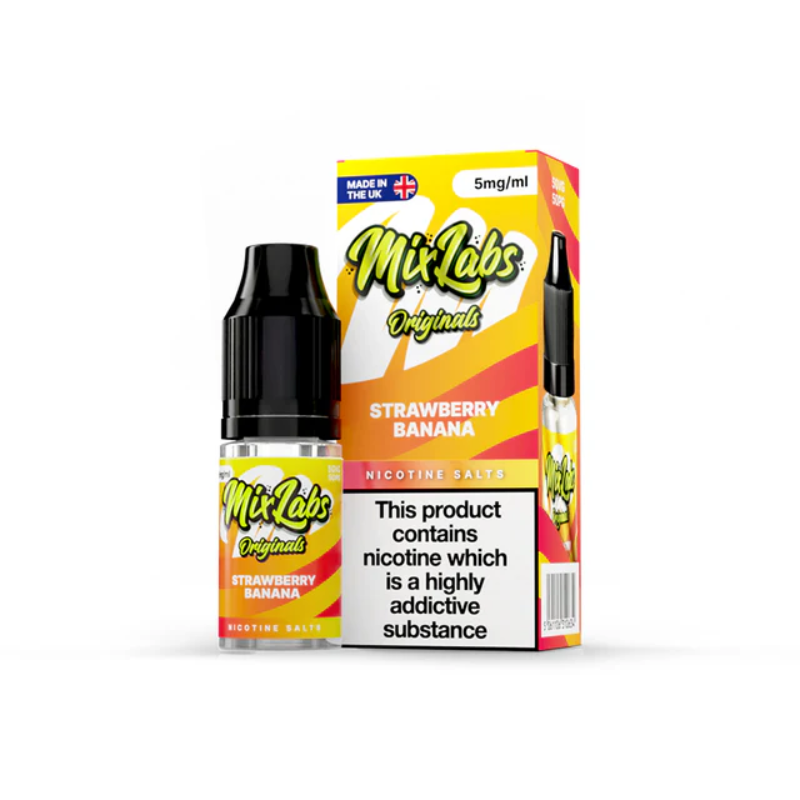 Mix Labs Originals Nic Salts 10ml / Banana Ice / 5mg